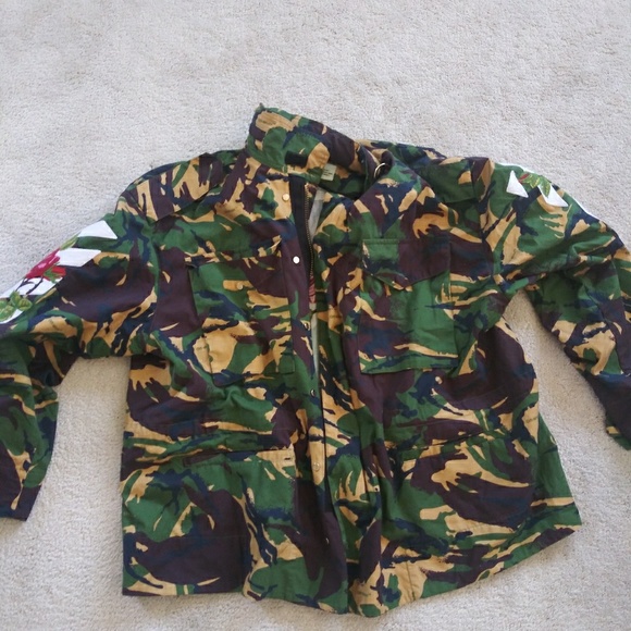 Authentic offwhite rose jacket
